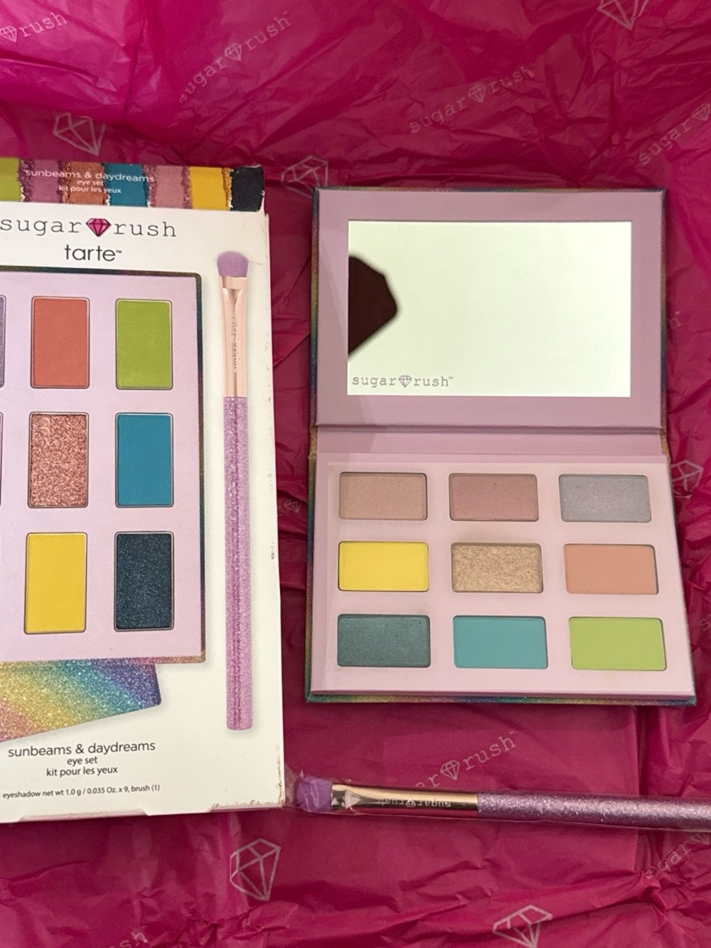 Tarte Sugar Rush Sunbeams & Daydreams Eyeshadow Palette – Pastel Multi-Color